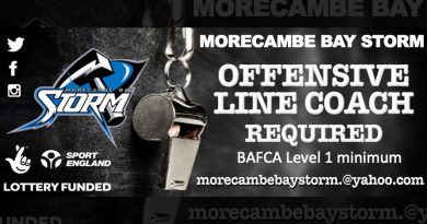 Morecambe Bay Storm Seek Offensive Line Coach